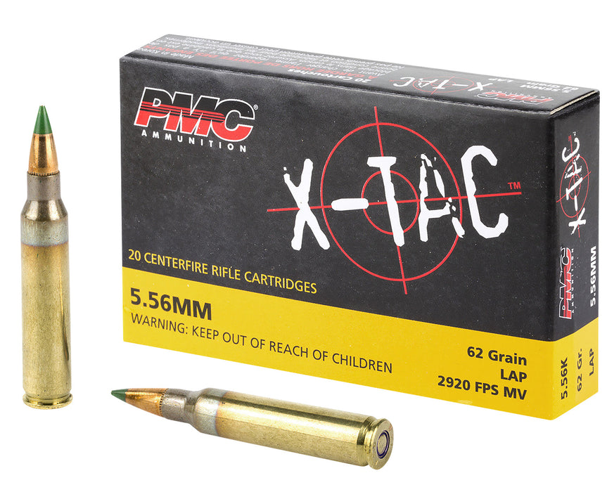 PMC 556K X-Tac  5.56x45mmNATO 62gr Light Armor Piercing