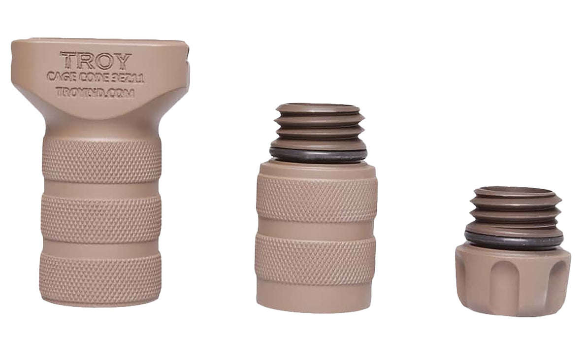 Troy IndSGRITRGA0FT00 Modular Combat Combat Grip Aluminum FDE