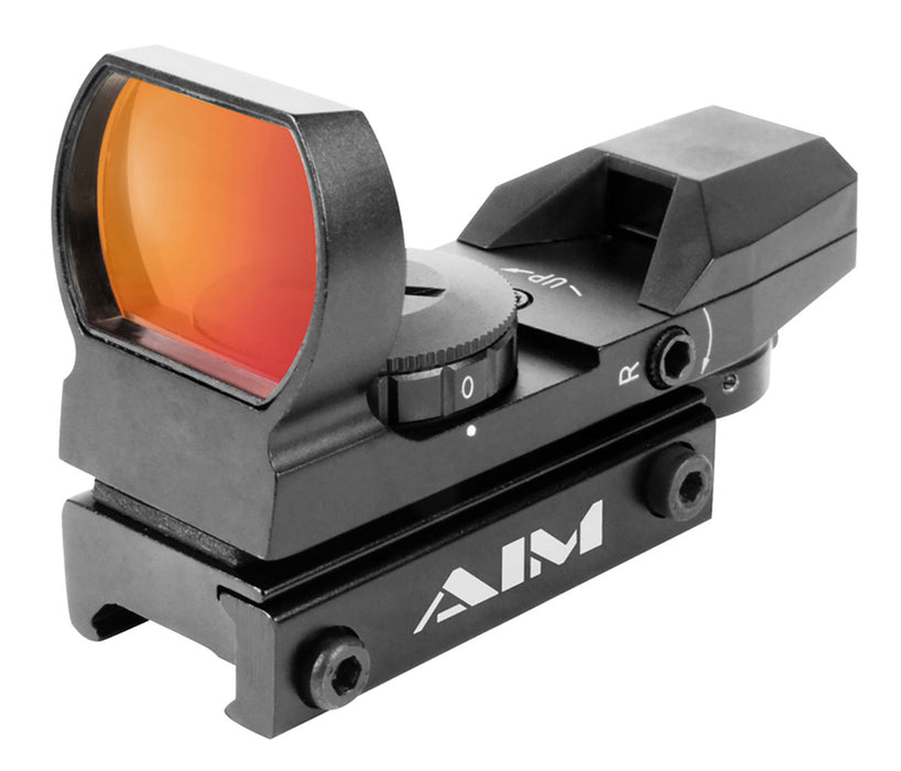 Aim Sports RT401 Reflex Sight Classic Edition Matte Black 1x34mm Red Multi Reticle