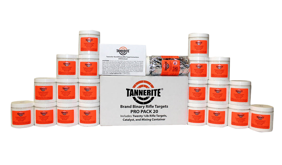 Tannerite PP20 Pro Pak  Impact Enhancement Explosion White Vapor Centerfire Rifle Firearm 0.50 lb 20 Targets