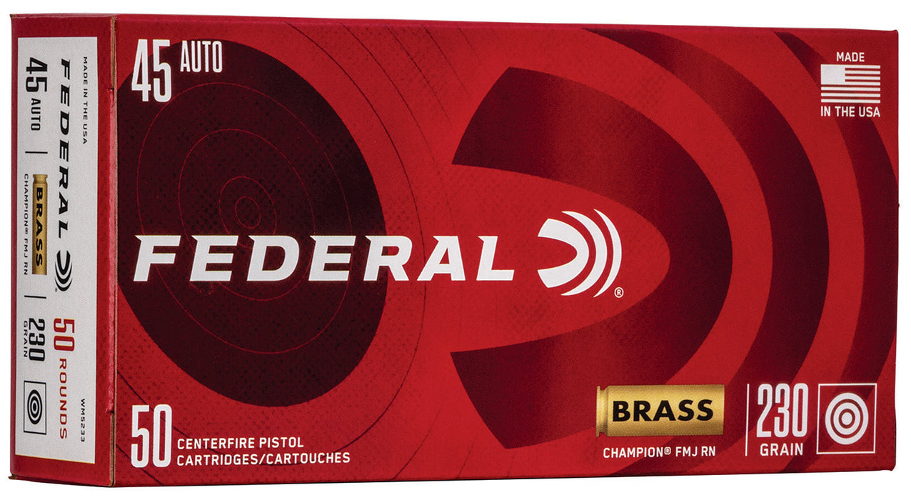Federal WM5233 Champion Training 45ACP 230gr Full Metal Jacket