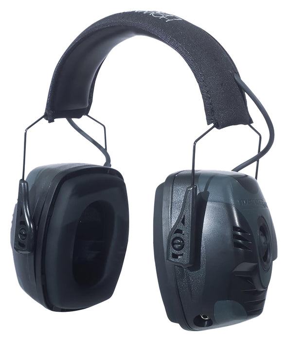 Howard Leight R01902 Impact Pro Electronic Muff 30 dB Over the Head Black/Gray Adult 1 Pair