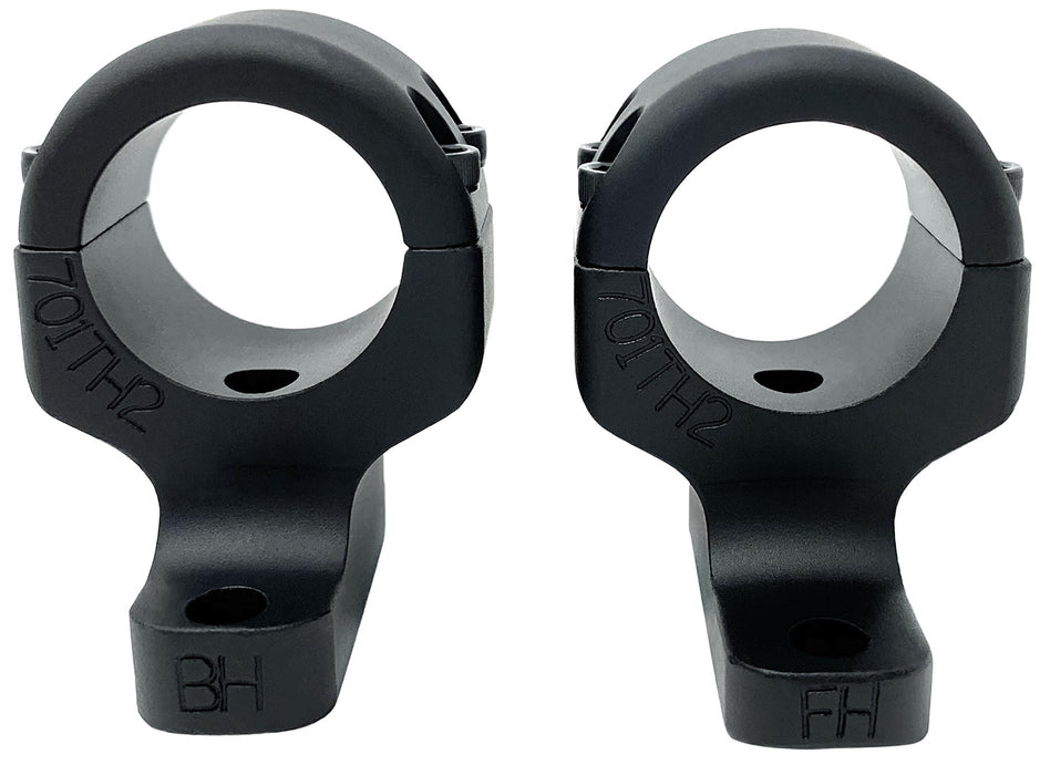 DNZ 701H2 Game Reaper 2 Scope Mount/Ring Combo Matte Black 1" Howa
