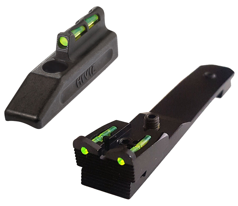 HiViz HHVS001 Henry .22 LR Interchangeable Front Sight Set  Black Green, Red, White LitePipes for Henry Lever Action