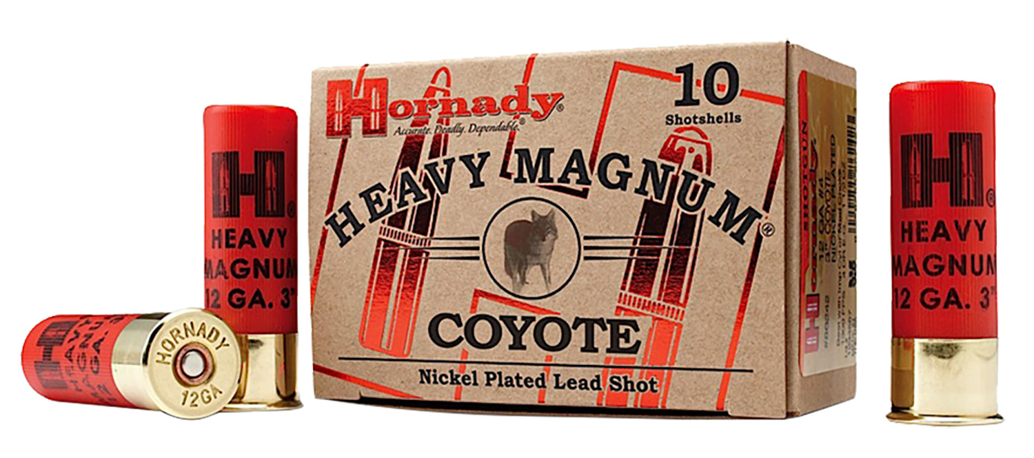 Hornady 86224 Heavy Magnum Coyote 12 Gauge 3" 1 oz 00 Buck Shot 10 Per Box/ 10 Case