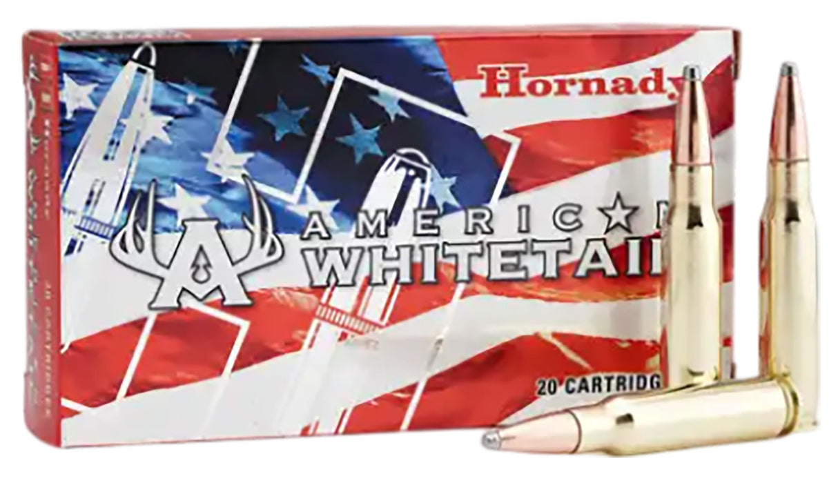 Hornady 8090 American Whitetail  308 Win 150 gr 2820 fps InterLock Spire Point 20 Bx/10 Cs