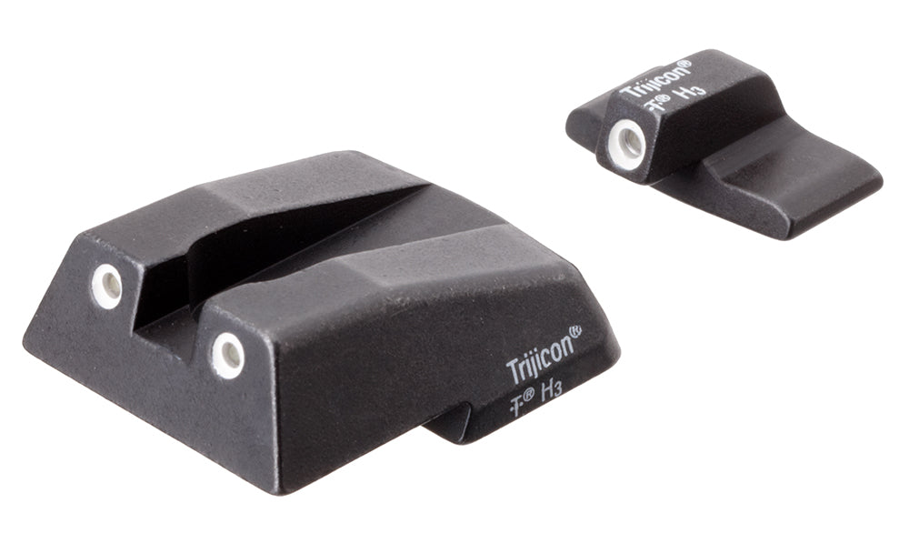 Trijicon 600282 Bright & Tough Night Sights  Green/Tritium White Outline Front Sight-Green/Tritium White Outline Rear Sight H&K .45C/P30/VP9