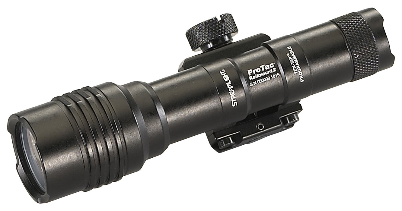 Streamlight 88059 ProTac Rail Mount 2L Black Anodized Aluminum Rifle, 60/625 Lumens, White LED Bulb, 89-297 Meters Beam, Picatinny Rail Mount