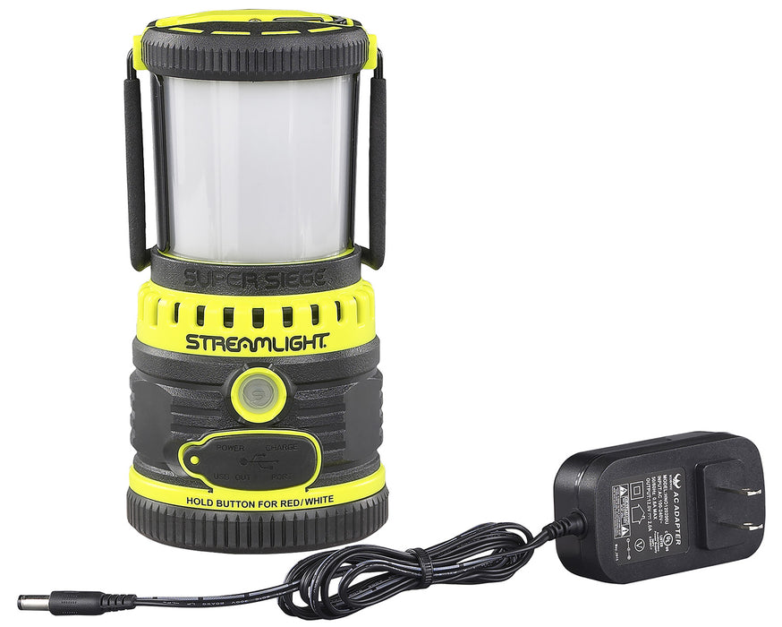 Streamlight 44945 Super Siege  125/550/1100 Lumens Red/White C4 LED Bulb Black/Yellow