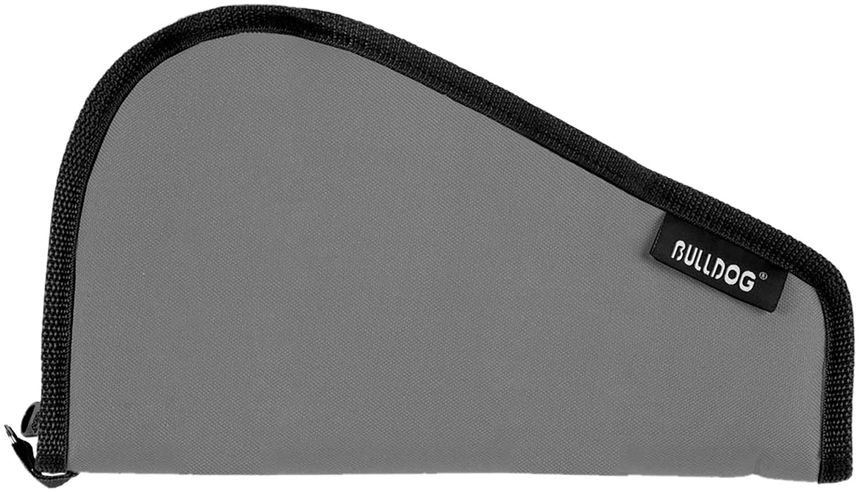 Bulldog BD610 Pistol Rug  Small 12" Gray w/ Black Trim Water-Resistant Nylon