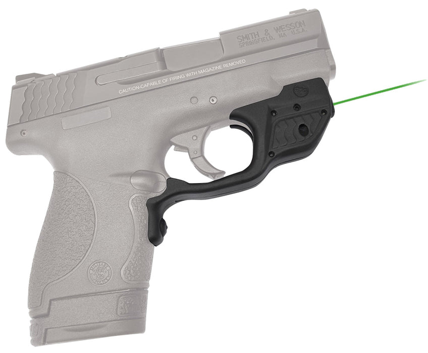 Crimson Trace 0144901 Laserguard  S&W M&P Shield/Shield M2.0, Green Laser Black Polymer