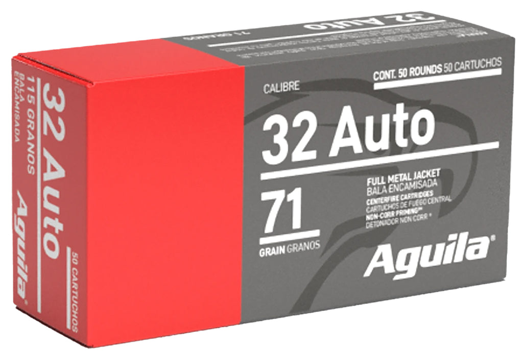 Aguila 1E322110   32ACP 71gr Full Metal Jacket 50 Per Box/20 Case