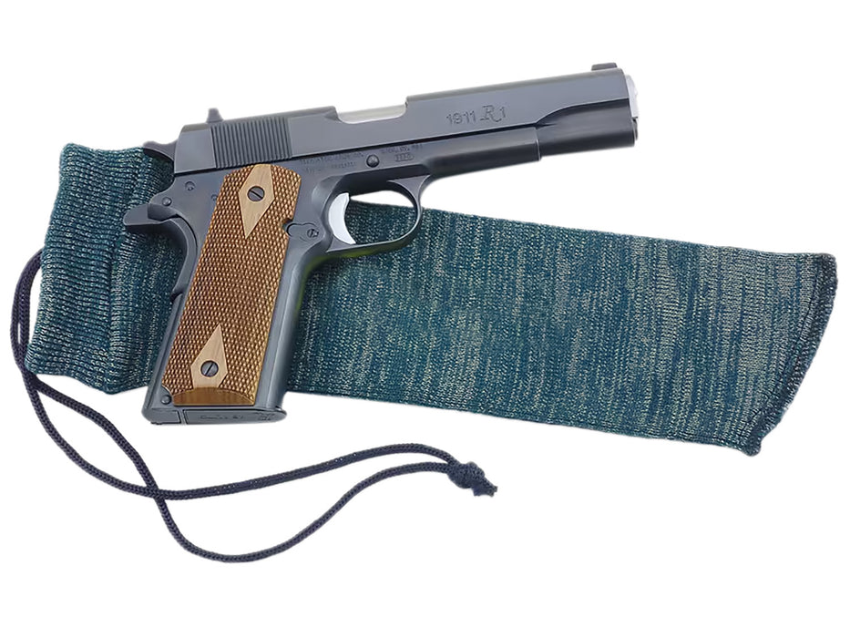 Remington Accessories 17269 Gun Sack  12" Handgun Green Silicone Treated Polyester