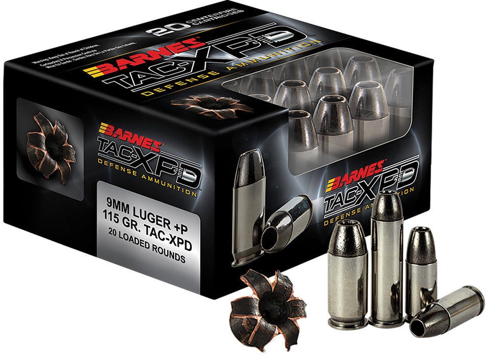 Barnes Bullets 21550 TAC-XPD Defense Handgun 357Mag 125gr 20 Per Box/10 Case