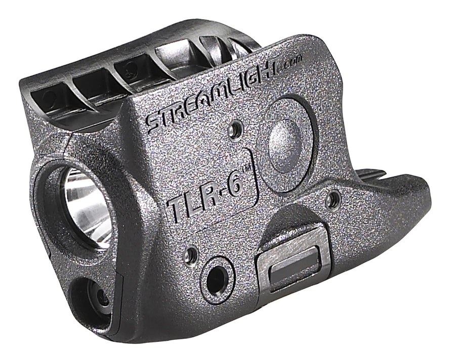 Streamlight 69270 TLR-6 Gun Light  Black 100 Lumens White LED/Red Laser Glock 42/43/43X/48