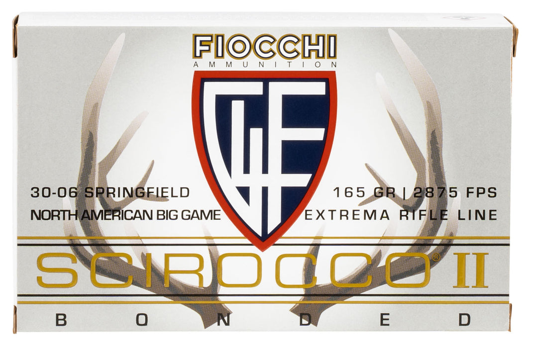 Fiocchi A3006SCA Hyperformance  30-06 Springfield 165 gr 2875 fps Swift Scirocco II Bonded 20 Bx/10 Cs