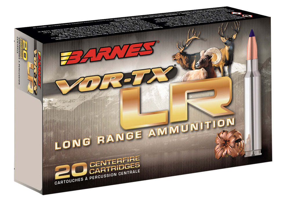 Barnes Bullets 31198 VOR-TX Long Range 270 Win 129 gr 3140 fps LRX Boat-Tail 20 Bx/10 Cs