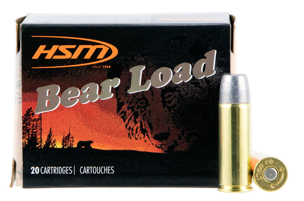 HSM 45C7N20 Bear Load  45 Colt (LC) 325 gr 1155 fps Wide Flat Nose (WFN) 20 Bx/20 Cs
