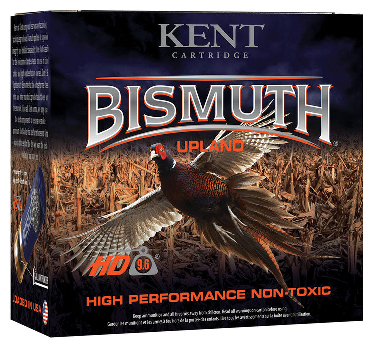 Kent Cartridge B123U425 Bismuth Upland 12 Gauge 3" 1 1/2 oz 1350 fps Bismuth 5 Shot 25 Bx/10 Cs