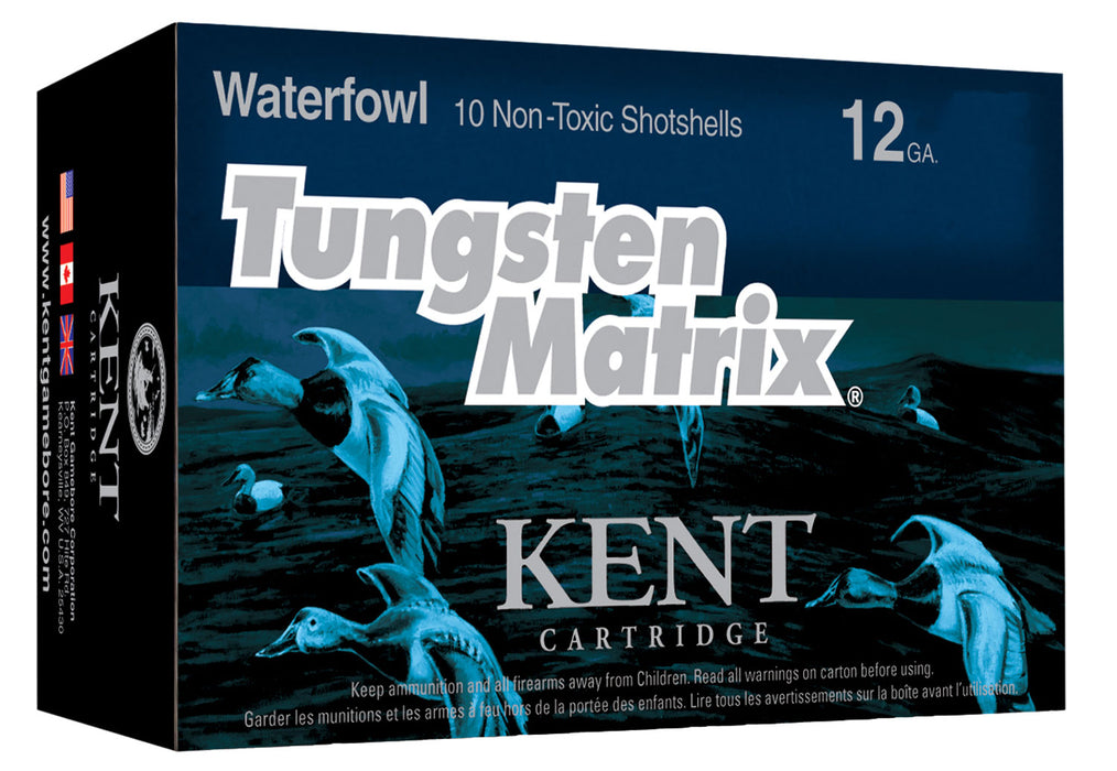 Kent Cartridge C123NT423 Tungsten Matrix  12 Gauge 3" 1 1/2 oz 1350 fps Tungsten 3 Shot 10 Bx/10 Cs