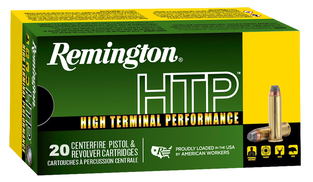 Remington Ammunition 22237 HTP  357Mag 110gr Semi Jacketed Hollow Point 20 Per Box/25 Case