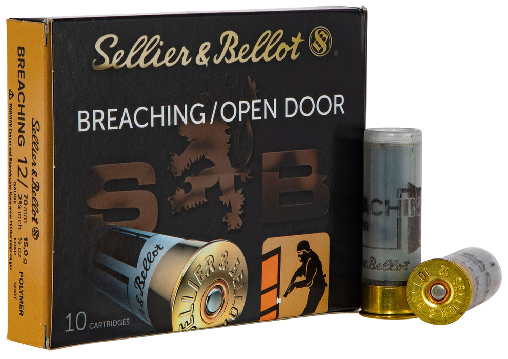 Sellier & Bellot SB12BR Breaching  12 Gauge 2.75" 1/2 oz 1575 fps 10 Bx/25 Cs