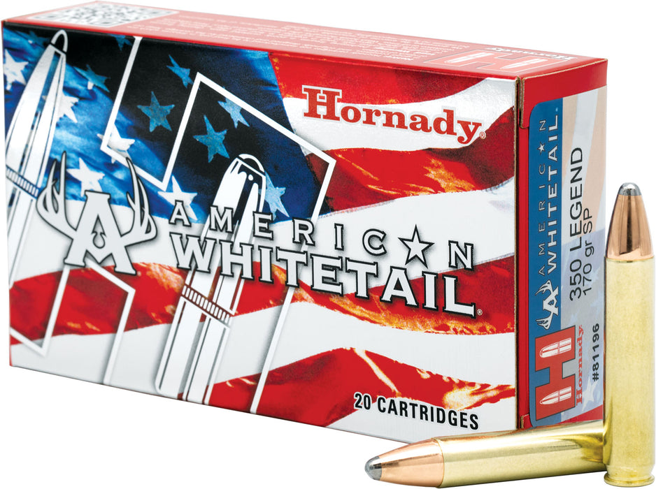 Hornady 81196 American Whitetail  350Legend 170gr InterLock