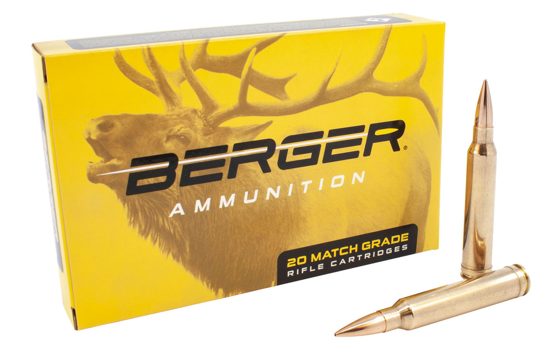 Berger Bullets 70010 Classic Hunter  300 Win Mag 168 gr 3150 fps Hybrid Boat-Tail (HBT) 20 Bx/ 10 Cs