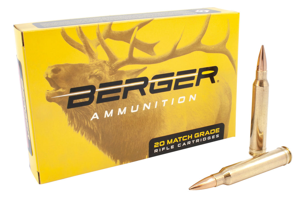 Berger Bullets 70020 Classic Hunter  300 Win Mag 185 gr 3079 fps Hybrid Boat-Tail (HBT) 20 Bx/10 Cs