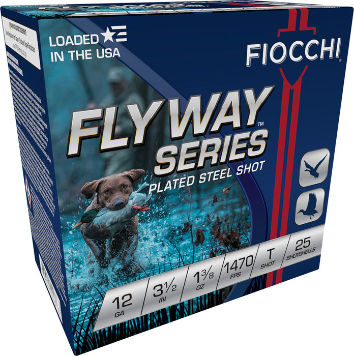 Fiocchi 1235STT Flyway  12 Gauge 3.50" 1 3/8 oz 1470 fps T Shot 25 Bx/10 Cs