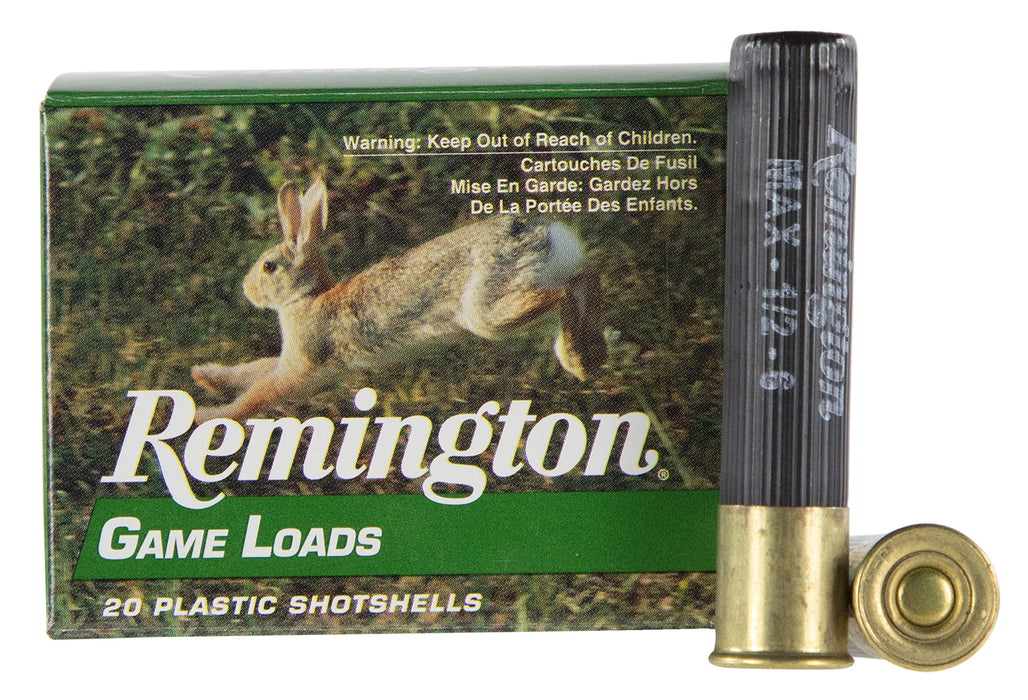 Remington Ammunition 20014 Game Load  410 Gauge 2.50" 1/2 oz 1200 fps 6 Shot 20 Bx/10 Cs