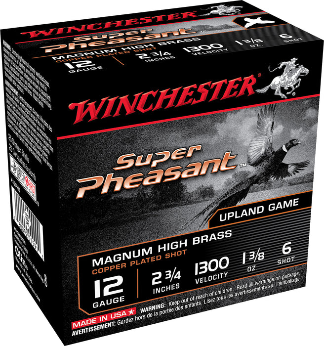 Winchester Ammo X20PH5 Super Pheasant Magnum High Brass 20 Gauge 2.75" 1 oz 1300 fps 5 Shot 25 Bx/10 Cs