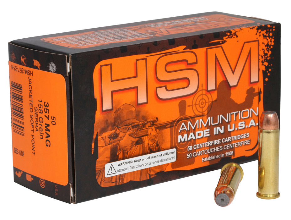 HSM 416N20 Pro Pistol  41 Rem Mag 210 gr Jacketed Hollow Cavity (JHC) 20 Bx/20 Cs