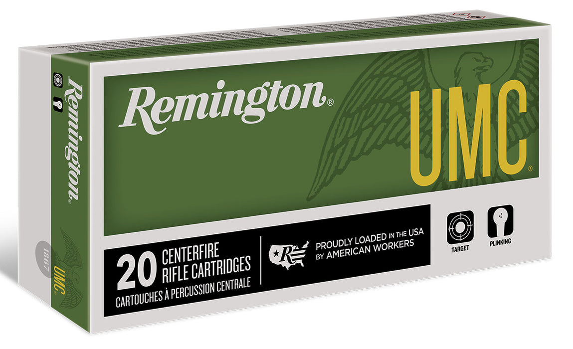 Remington Ammunition 23661 UMC  450Bushmaster 260gr Full Metal Jacket 20 Per Box/10 Case