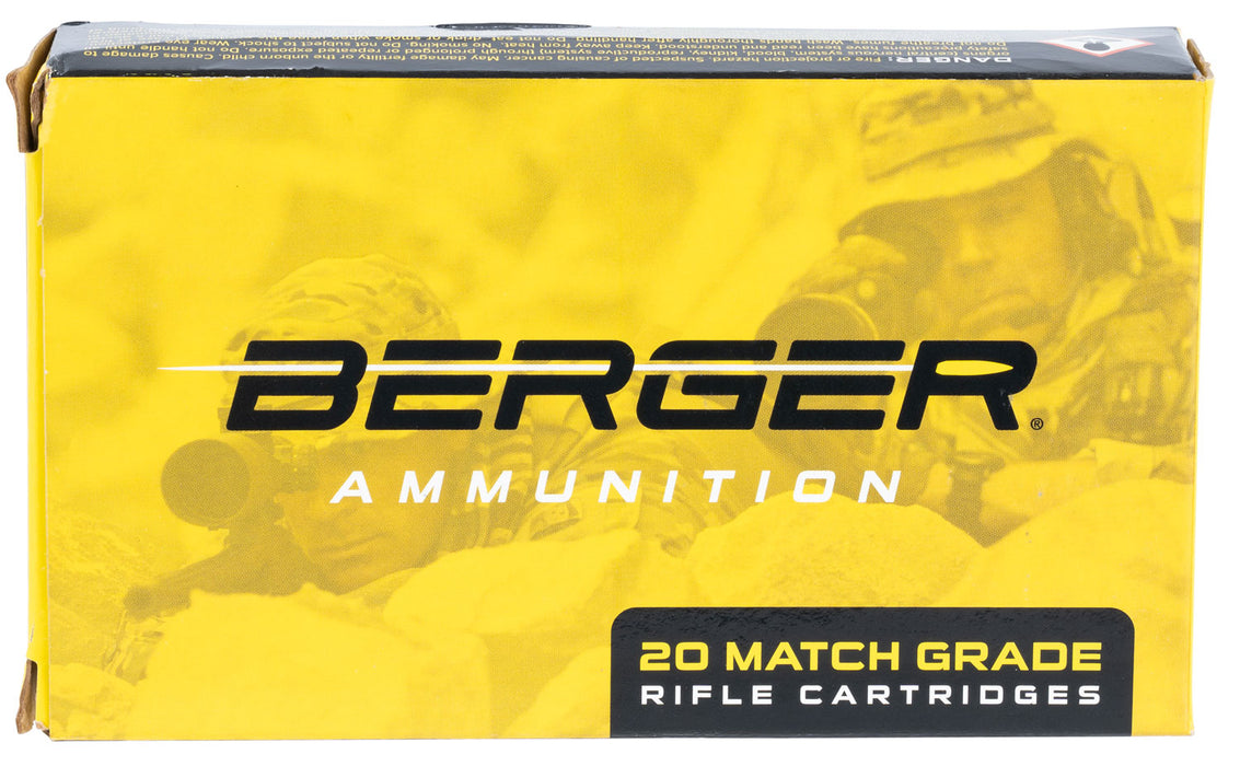 Berger Bullets 31021 Tactical  6.5 Creedmoor 130 gr 2921 fps Hybrid Open Tip Match 20 Bx/10 Cs