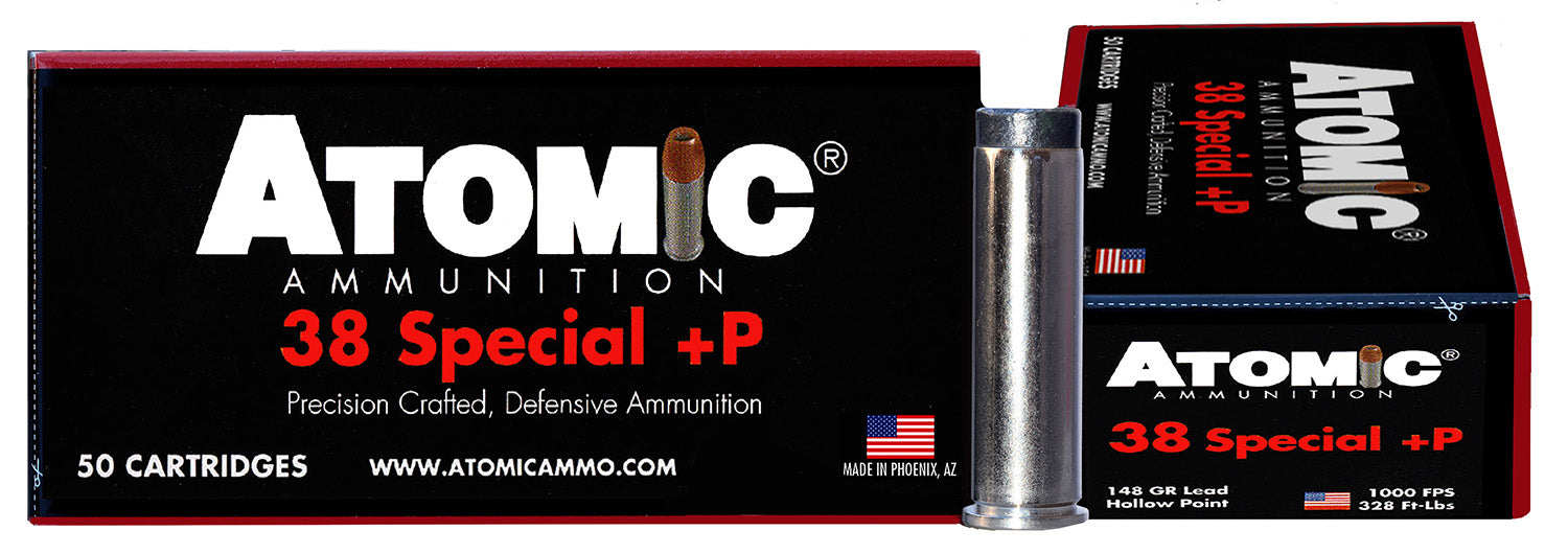 Atomic Ammunition 419 Pistol  38 Special +P 148 gr Lead Hollow Point (LHP) 50 Per Box/10 Cs