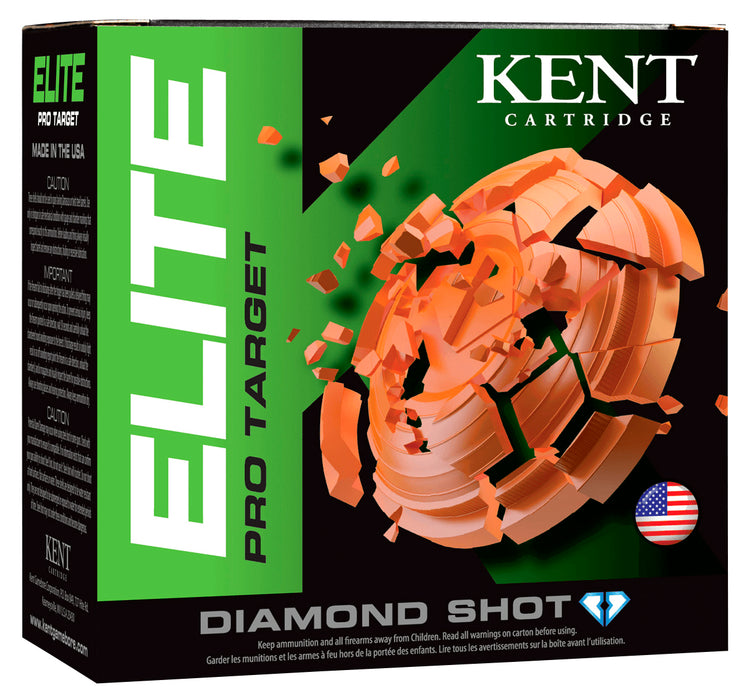 Kent Cartridge E28P2075 Elite Pro Target 28 Gauge 2.75" 3/4 oz 1250 fps 7.5 Shot 25 Bx/10 Cs
