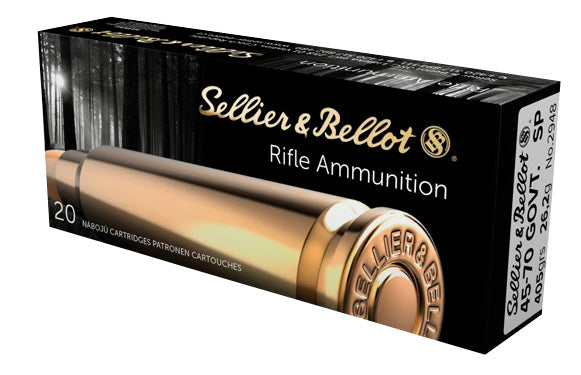 Sellier & Bellot SB4570A Rifle  45-70 Gov 405 gr 1509 fps Soft Point (SP) 20 Bx/12 Cs