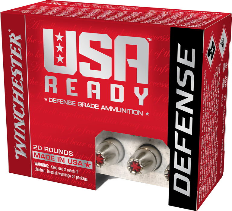 Winchester Ammo RED45HP USA Ready Defense 45 ACP 200 gr Hollow Point (HP) 20 Per Box/10 Cs