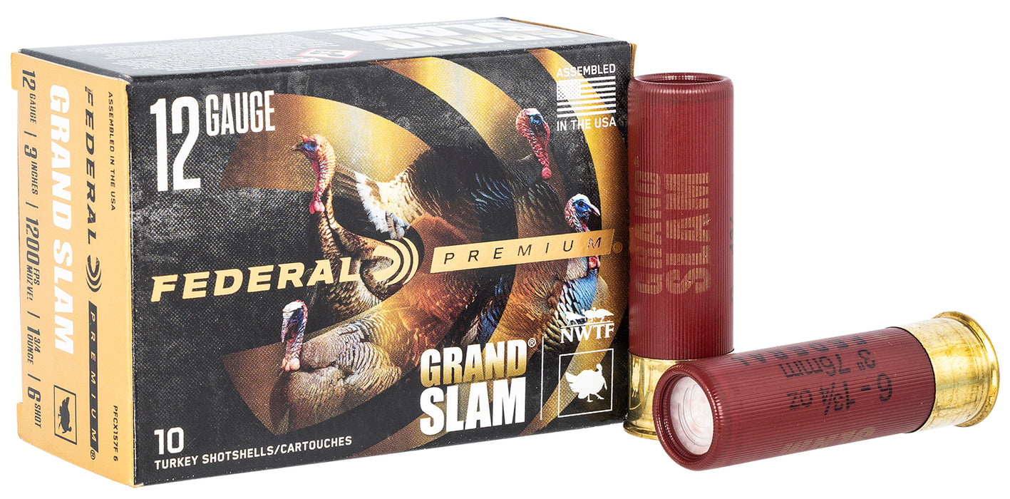 Federal PFCX157F6 Premium Grand Slam 12Gauge 3" 1 3/4oz 6Shot 10 Per Box/25 Case