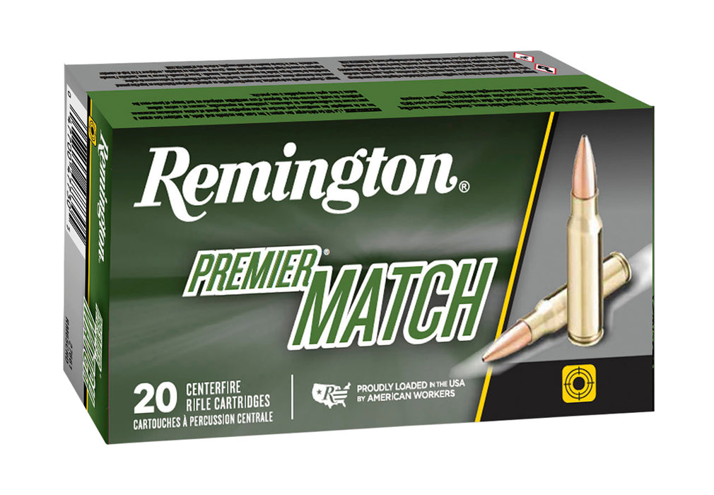 Remington Ammunition 21201 Premier Match 224Valkyrie 90gr Sierra MatchKing BTHP 20 Per Box/10 Case