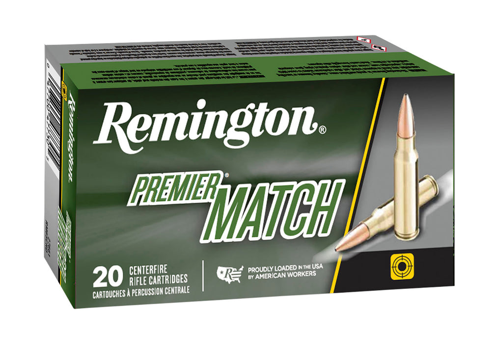 Remington Ammunition 20001 Premier Match  6.5 Creedmoor 107 gr 3000 fps Sierra MatchKing BTHP (SMBTHP) 20 Bx/10 Cs