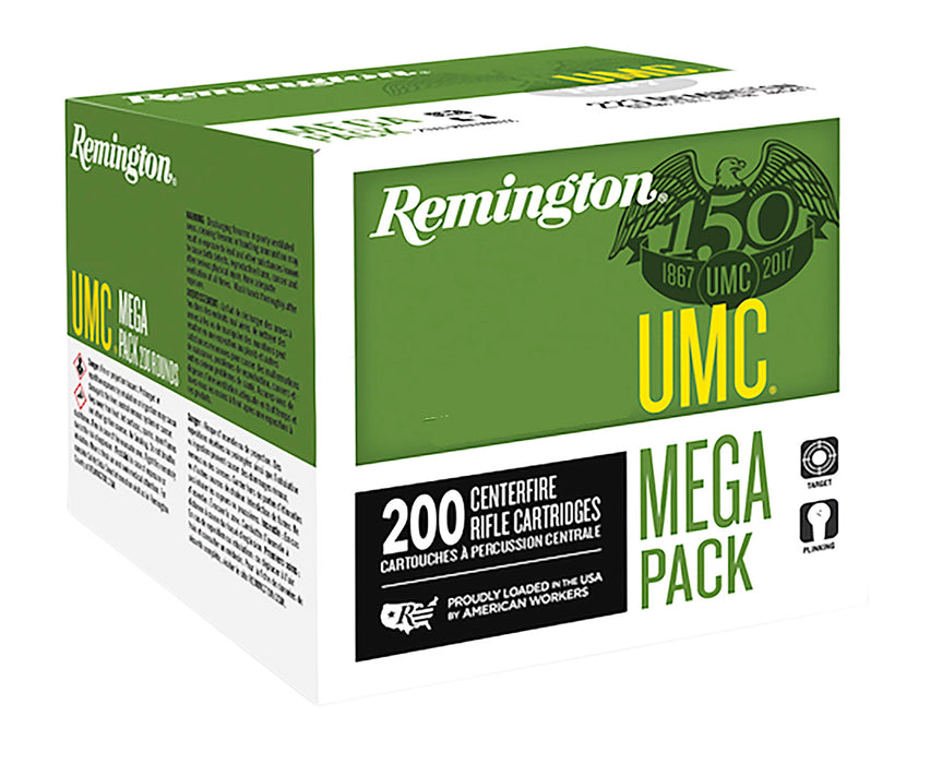 Remington Ammunition 20107 UMC  300 Blackout 150 gr 1905 fps Full Metal Jacket (FMJ) 200 Bx/1 Cs (Loose)