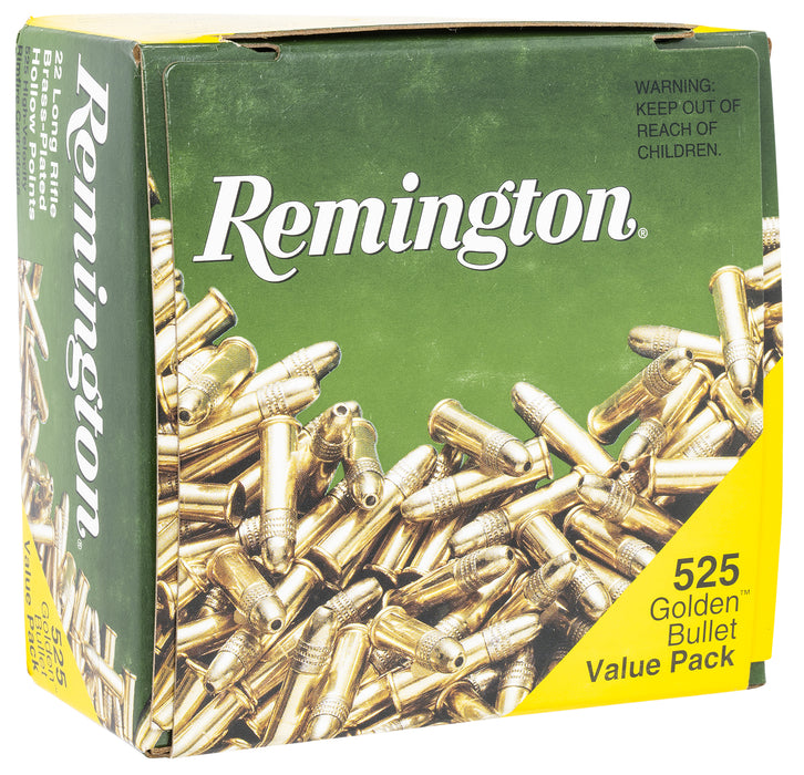 Remington Ammunition 21250 Golden Bullet  22 LR 36 gr Hollow Point (HP) 525 Bx/12 Cs