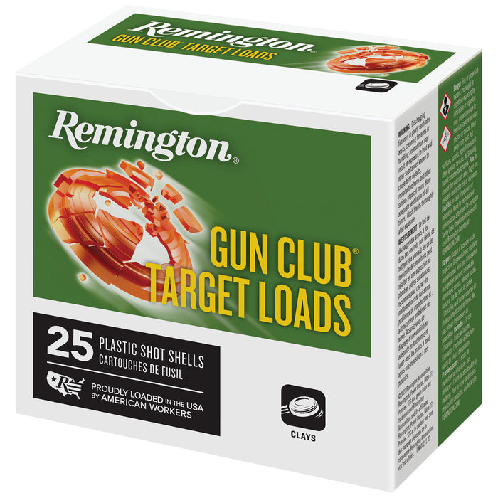 Remington Ammunition R20035 Gun Club  12Gauge 2.75" 1oz 7.5Shot 25 Per Box/10 Case