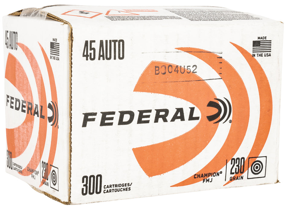 Federal C45230A300   45 ACP 230 gr Full Metal Jacket (FMJ) 300 Per Box/1 Cs