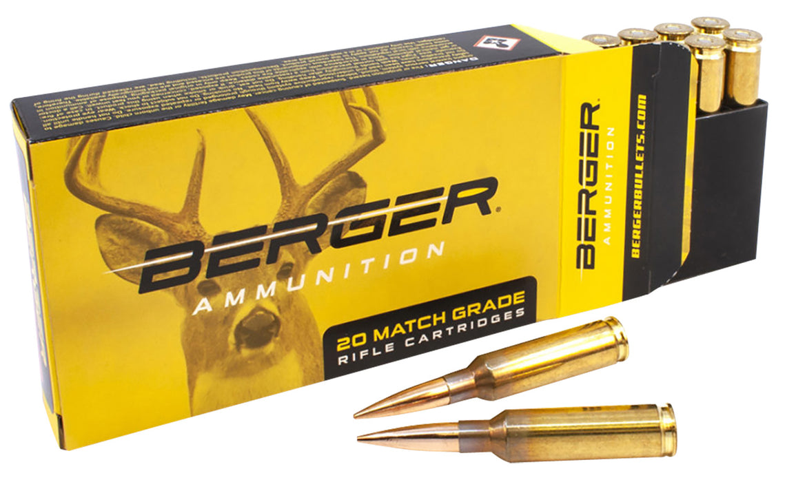 Berger Bullets 31070 Target  6.5 Creedmoor 156 gr Hybrid 20 Per Box/10 Cs