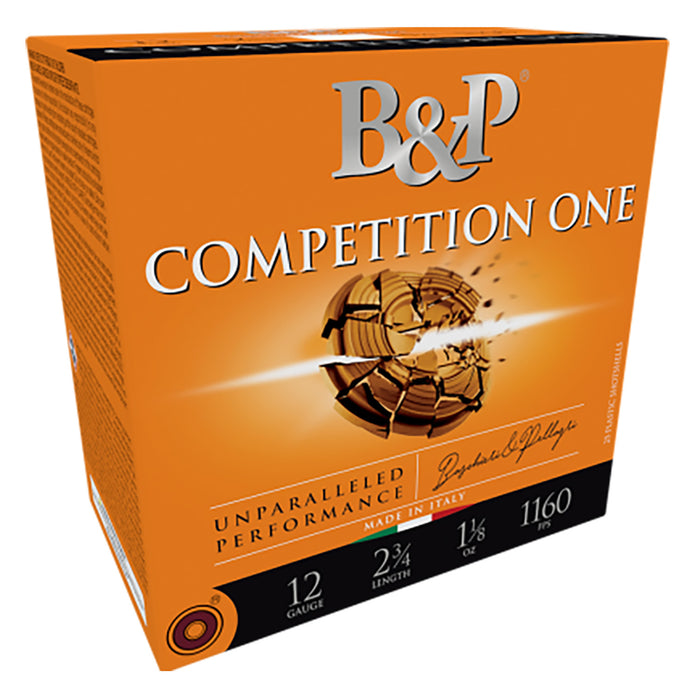 Baschieri & Pellagri (B&P) 12B1CP9 Competition One Target 12 Gauge 2.75" 1 oz 9 Shot 25 Per Box/ 10 Cs