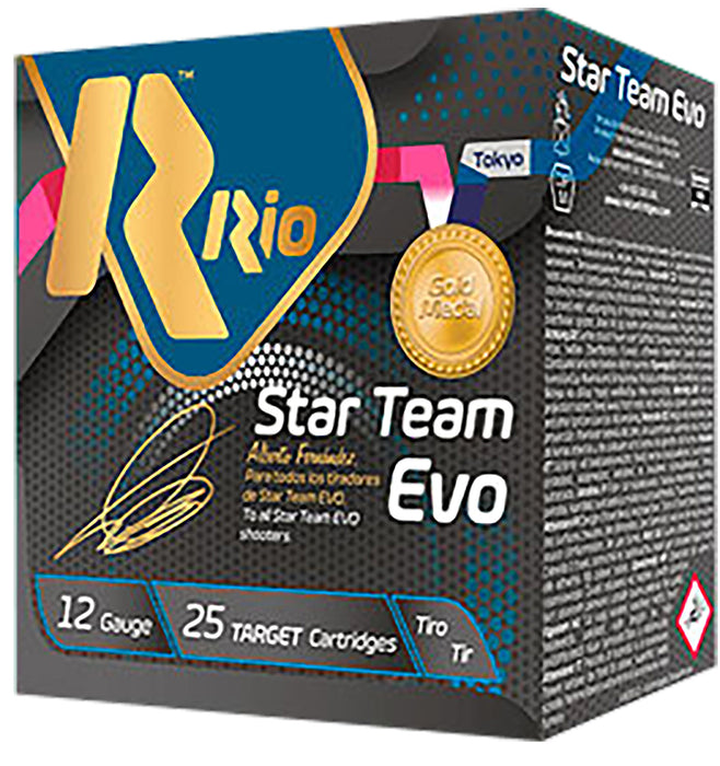 Rio Ammunition ST2875 Star Team EVO  12 Gauge 2.75" 1 oz 25 Per Box/ 10 Cs
