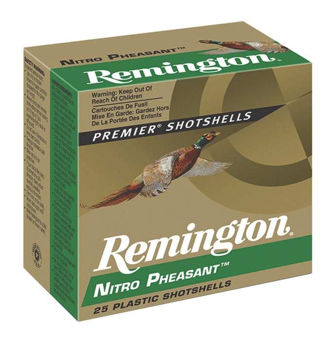 Remington Ammunition 28620 Nitro Pheasant  12Gauge 2.75" 1 1/4oz 4Shot 25 Per Box/10 Case